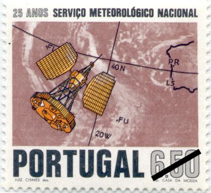 Portugal, 1971, 25 Years Meteorological Service sc1115, mi1148, sg1434