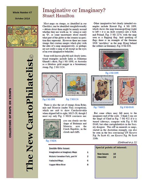 New Carto Philatelist Number 47 October 2014 Cover
