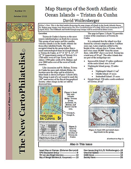 New Carto Philatelist Number 79 October 2022 Cover