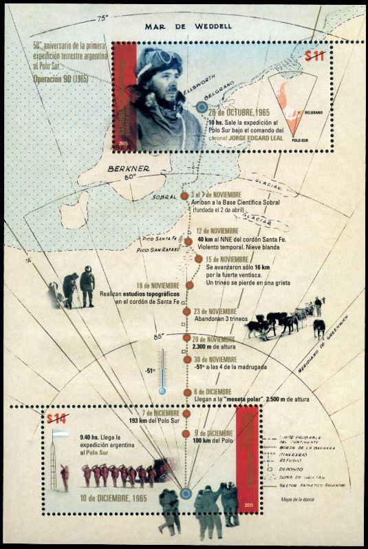 Argentina 50th Anniversary of South Pole Expedition