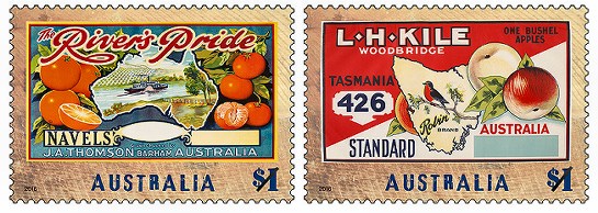 Australia 2016-06-07 Nostalgic Fruit Labels