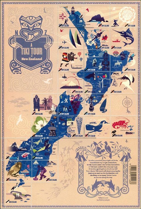 Tiki Tour Sheet New Zealand 2009-08-05